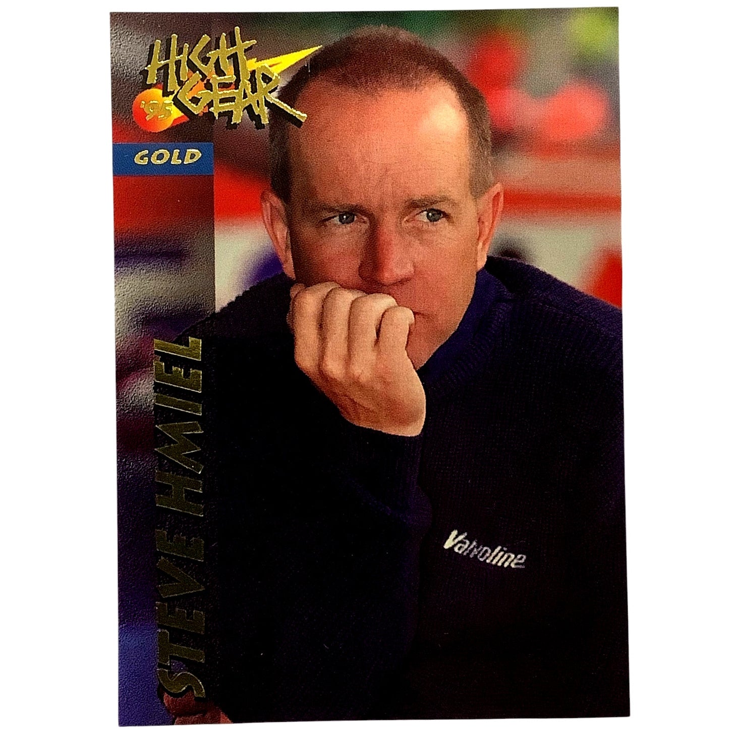 Steve Hmiel, Crew Chief for Mark Martin #6, High Gear '95 Gold, Card #45, NM