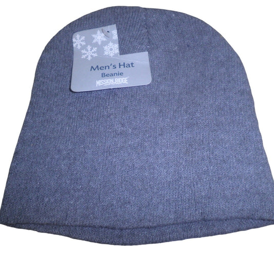 Old east Main Co., Men's, One-Size, Gray Beanie Cap, Blended Materials