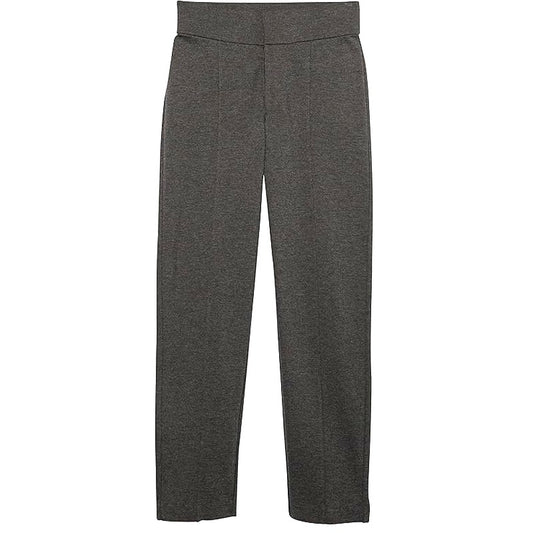 Ponte Knit Slim Pants, Size 6X (55.8-57.8" Waist & 65-67" Hips) NWT, Charcoal