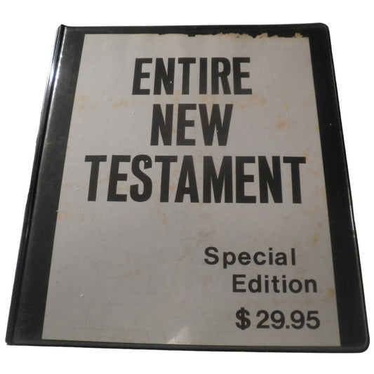 Enitire New Testament (12 Audio Cassettes Set) 1972, Success Dynamics, Inc., EUC
