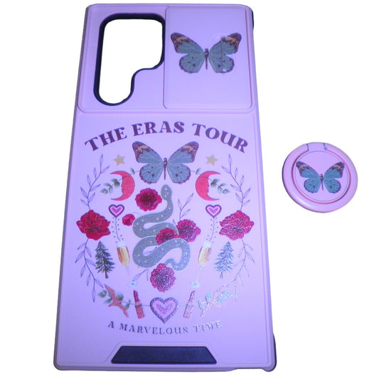 Case Galaxy S22 Ultra 6.8" Case- Butterfly Moon The Eras Tour - A Marvelous Time
