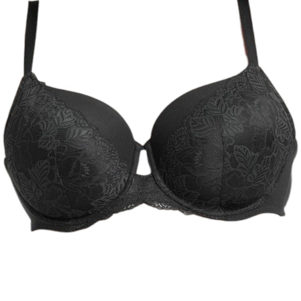 Auden Women's Lightly Lined Balconette Bra, Black 42DDD (42F)