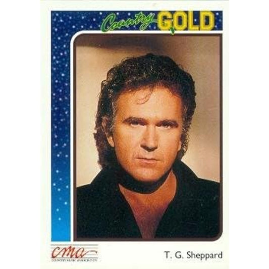 T. G. Sheppard Trading Card (Country Music) 1992 Sterling Country Gold #81, NM