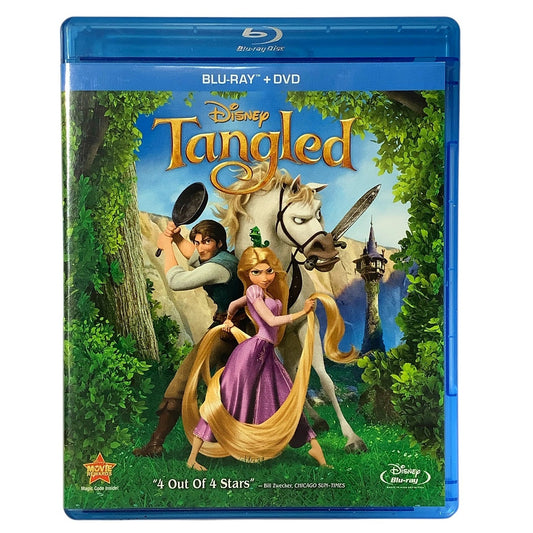 Tangled (Two-Disc Blu-ray/DVD Combo 2011) 100 Minutes of Animation For Kids