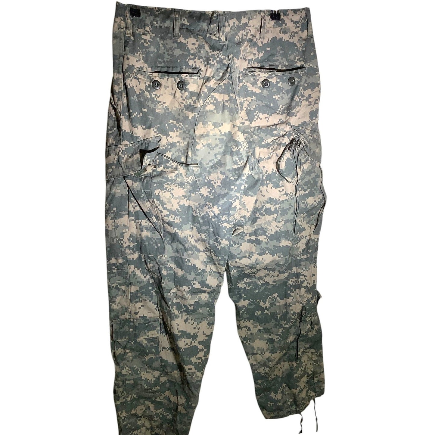 AIRCREW BATTLE DRESS UNIFORM RIPSTOP TROUSERS CAMOUFLAGE, SIZE: MEDIUM-SHORT