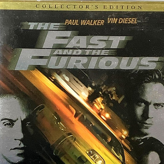 The Fast and the Furious Collector's Edition (DVD 2002) Widescreen, Action PG-13