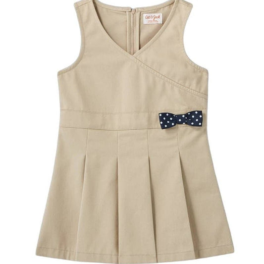 Cat & Jack Toddler Girls Dress Beige 5T, 43"-45.5"H, 37.5-42 lbs., NIP