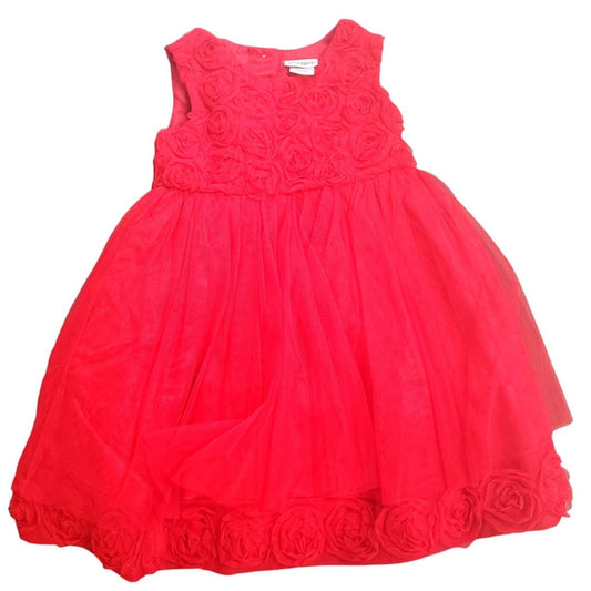 Vintage NWOT Kids "R" Us, Roses Party Dress, Red, Size 3T , NWT