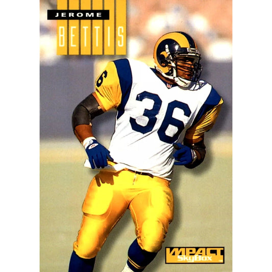 1994 Skybox Impact Player, Jerome Bettis No.141, Los Angeles Rams, NM