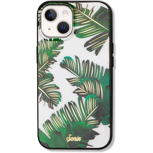 Sonix Case for iPhone 14 / iPhone 13, 10ft Drop Tested, Palm Leaves Bahama