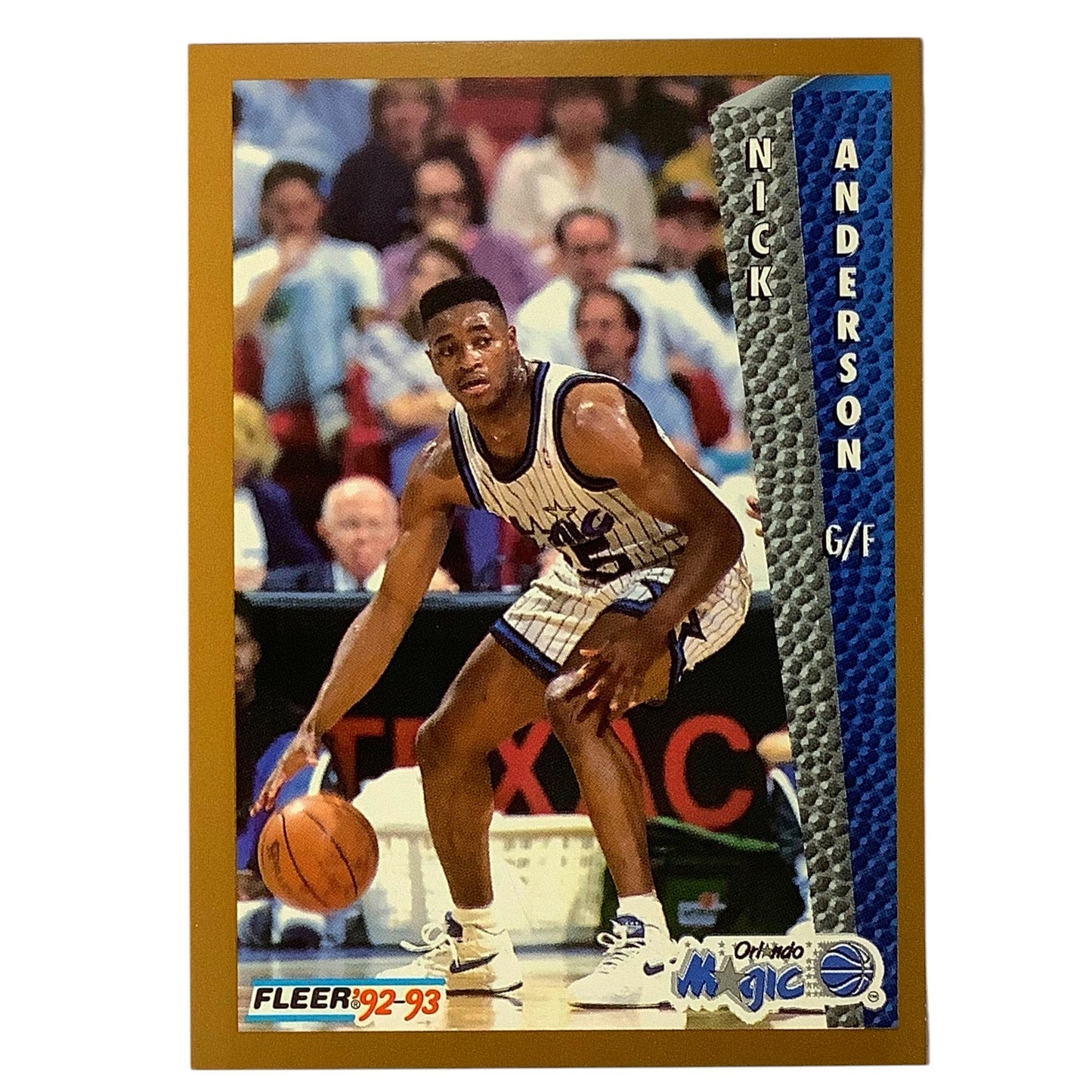 Nick Anderson (G/F), Card #158, Orlando Magic, 1992-93 Fleer NBA