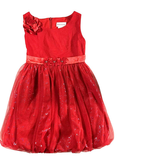 American Girl, Sparkling Twinkle Party Dress, Red, Size 10 , NWT