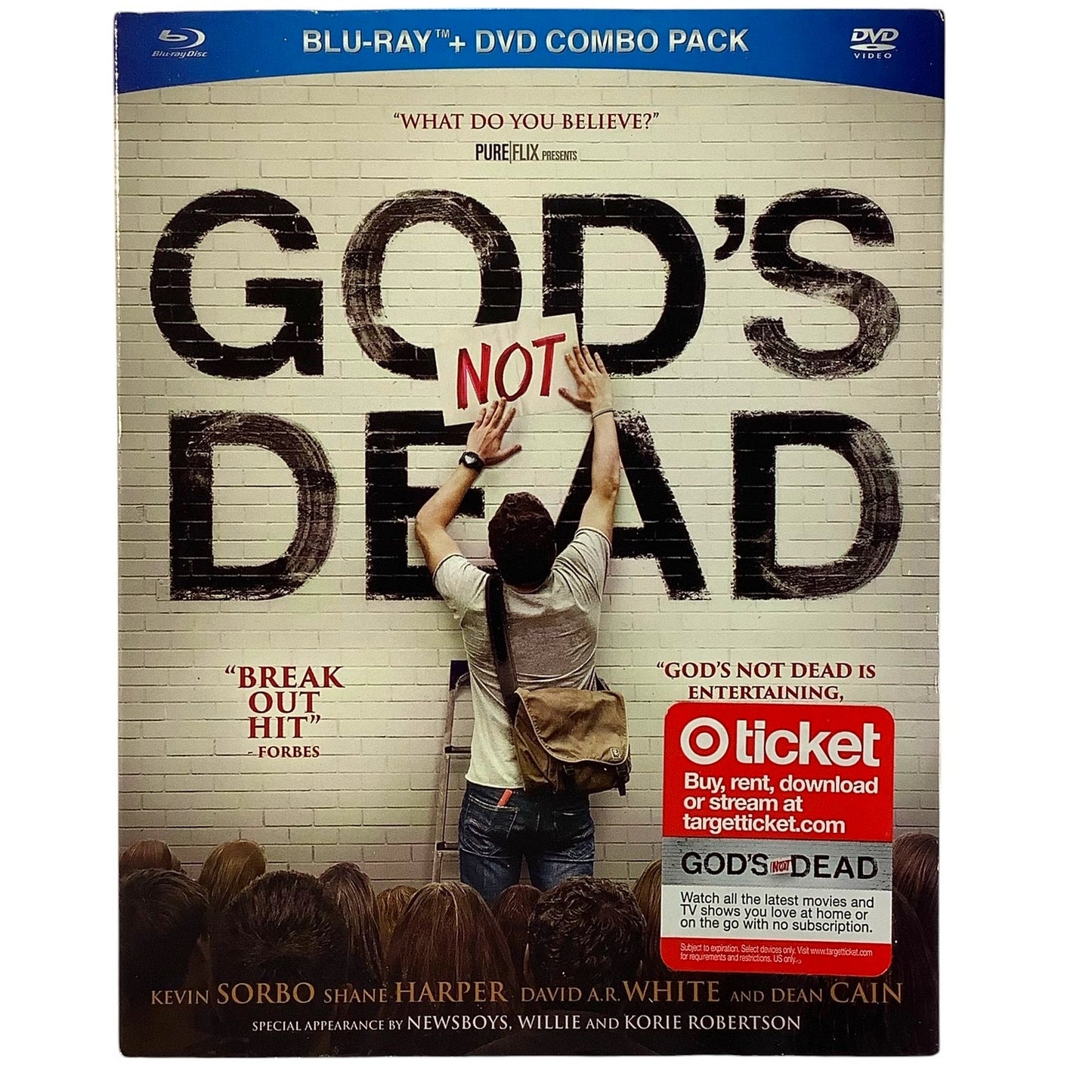 God's Not Dead [DVD - Blu-Ray Combo, 2014]  114 Minutes of Drama, Rated PG, NIP