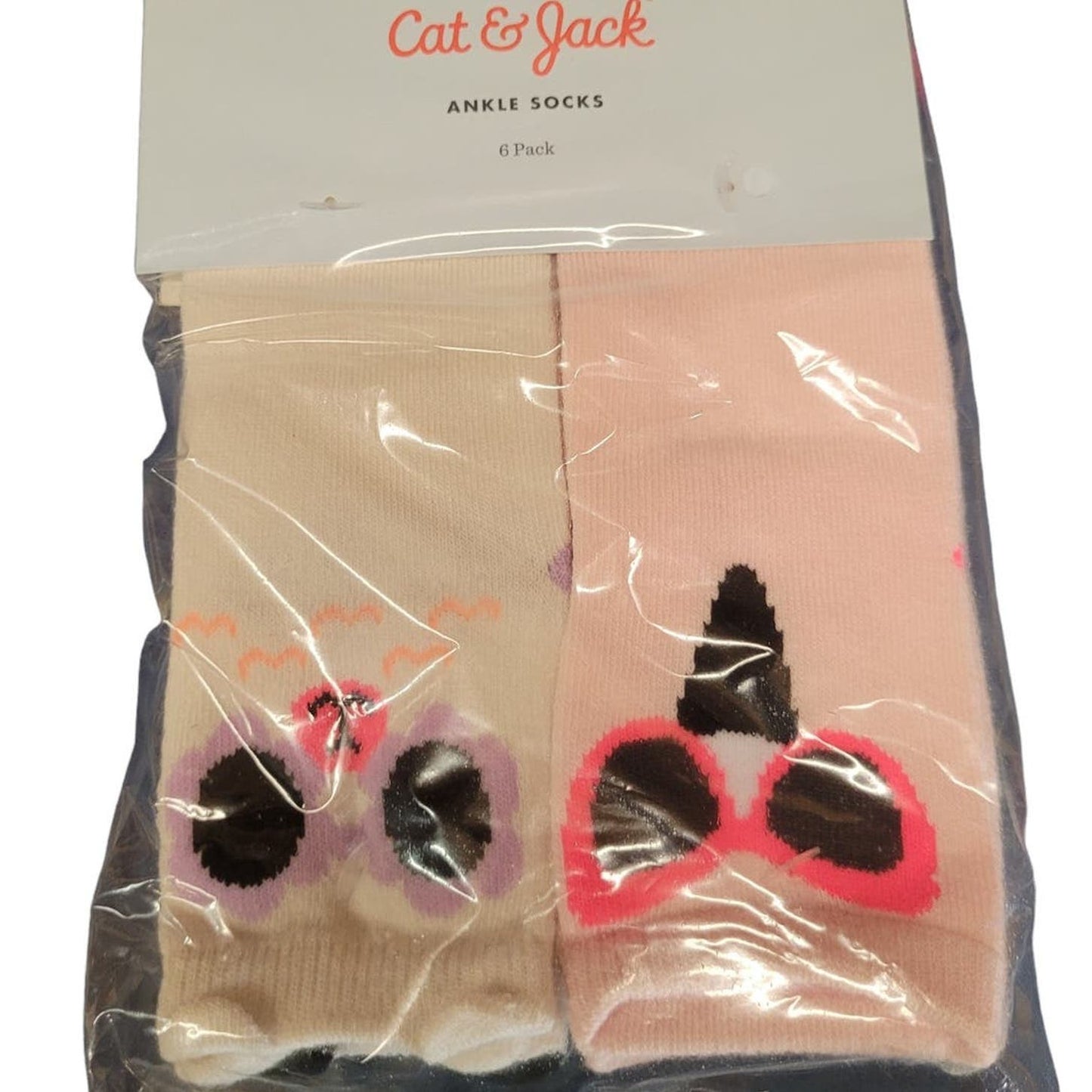 Infant (6-12M) 12 PK Animals/Sunglasses Print Socks - Cat & Jack