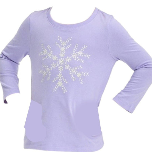 Toddler Snowflake Long Sleeve Graphic T-Shirt - Cat & Jack, Light Purple 4T