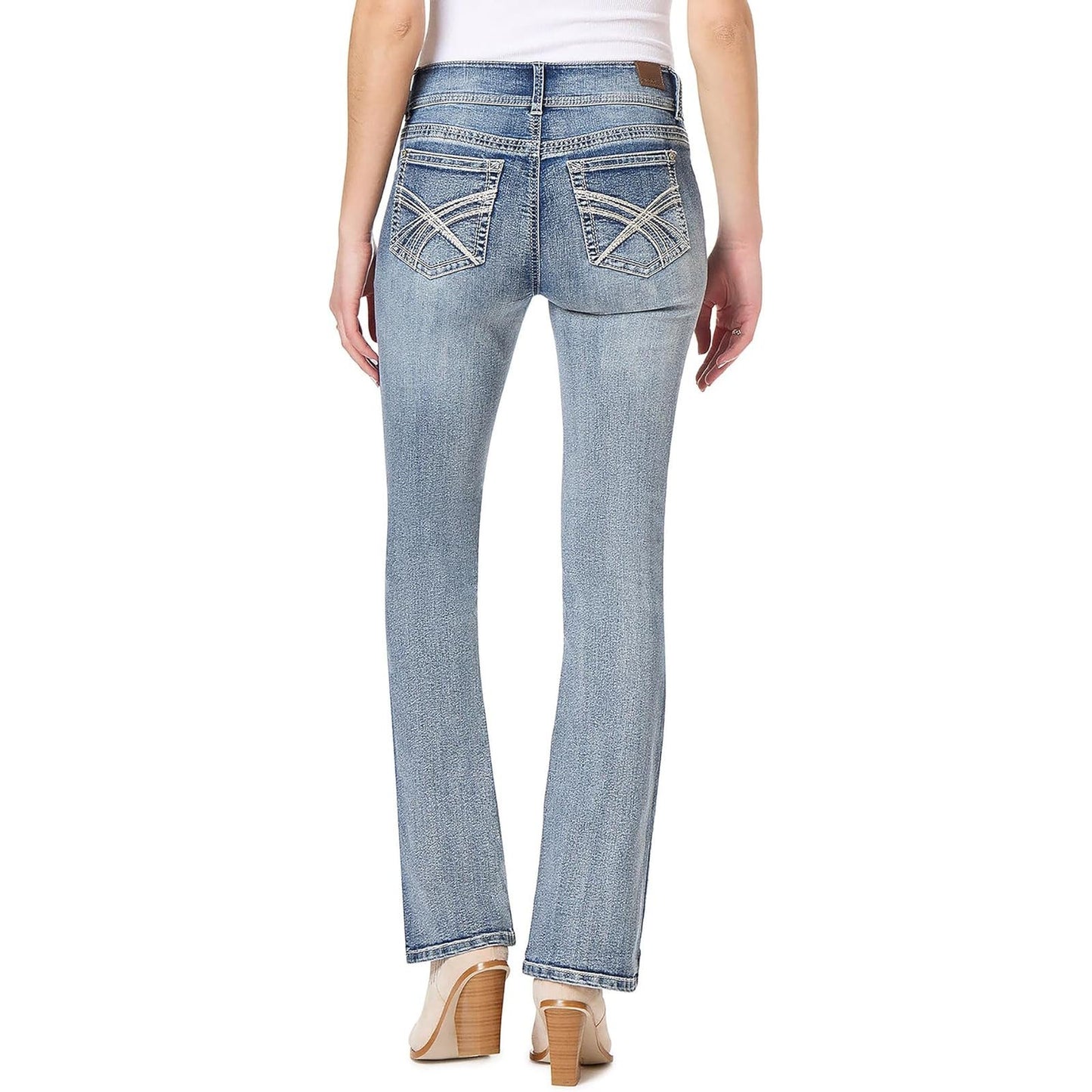 Luscious Curvy  Bootcut Mid-Rise Insta Stretch Plus Jeans, Camille, 24 Plus