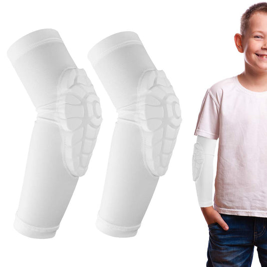 AceList Kids/Youth 7-10 Years Sports Honeycomb Compression Knee/Elbow Pads