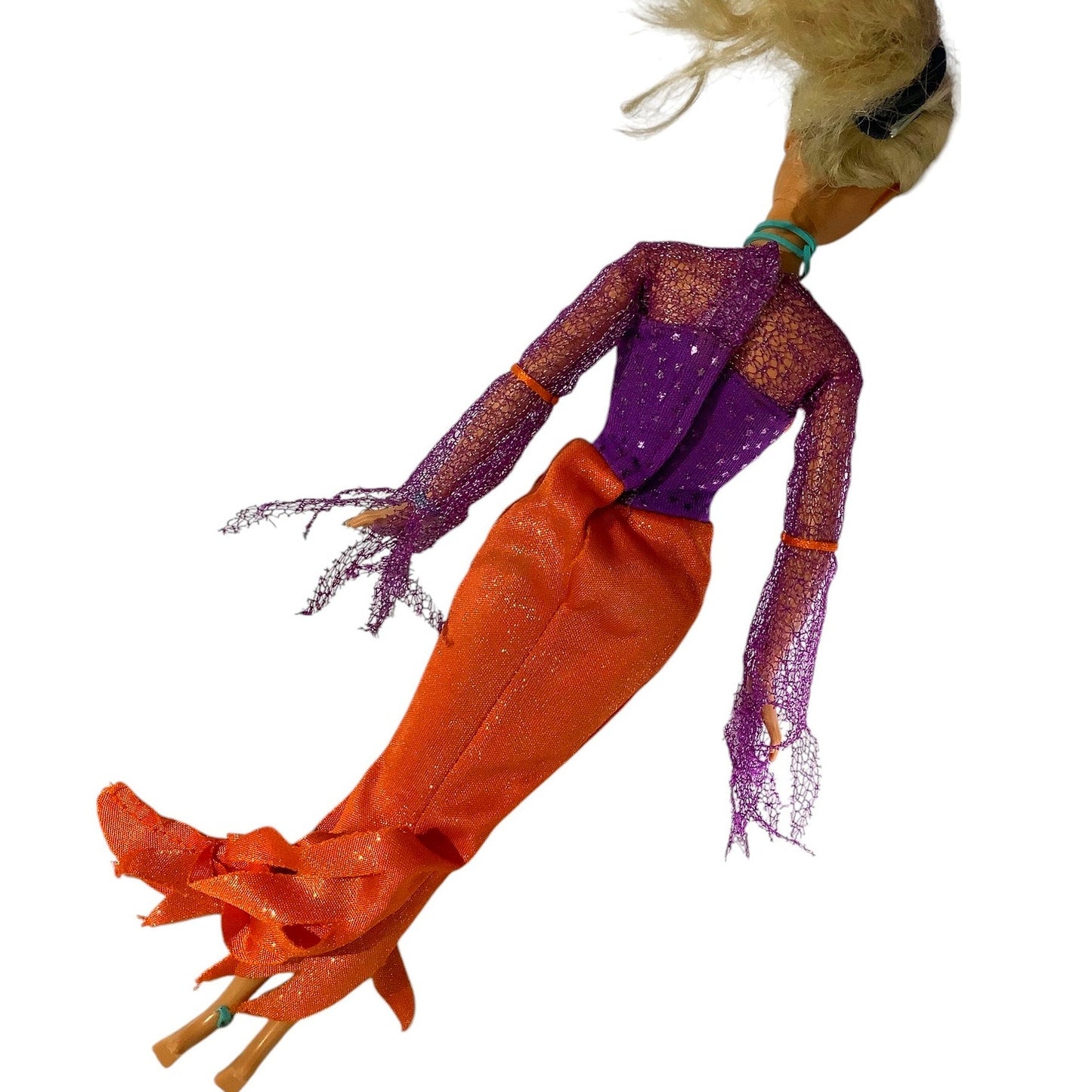 1999 - 11.5" Halloween Barbie in a Mermaid Dress, 1998 Head / 1999 Body