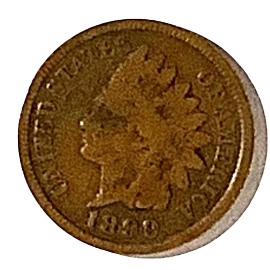 USA 1 Cent, 1899 Indian Head Penny Circulated Antique Coin