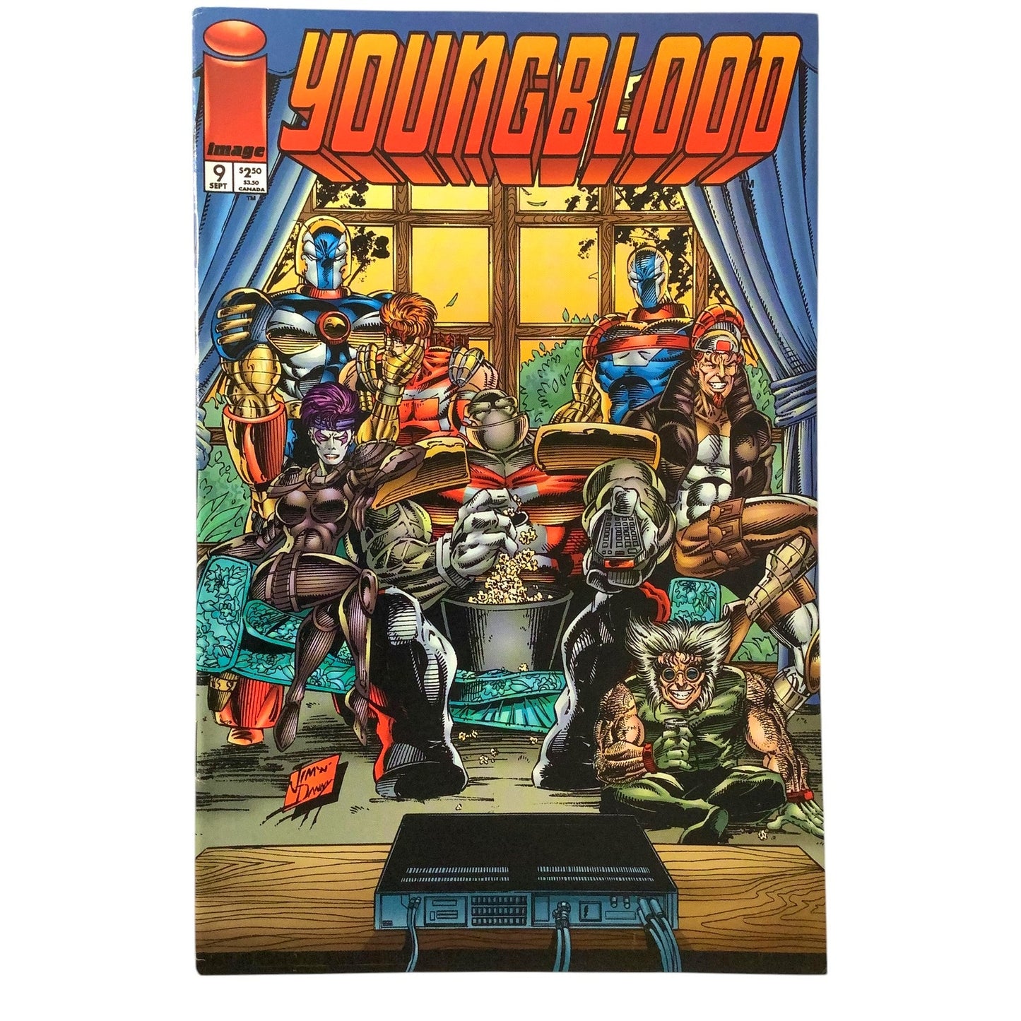 Youngblood #9, Sep 1994, NM 9.4, Image Comics