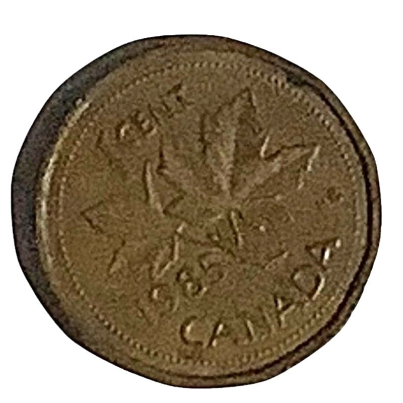 Canada 1 cent, 1985 Well-Circulated Coin