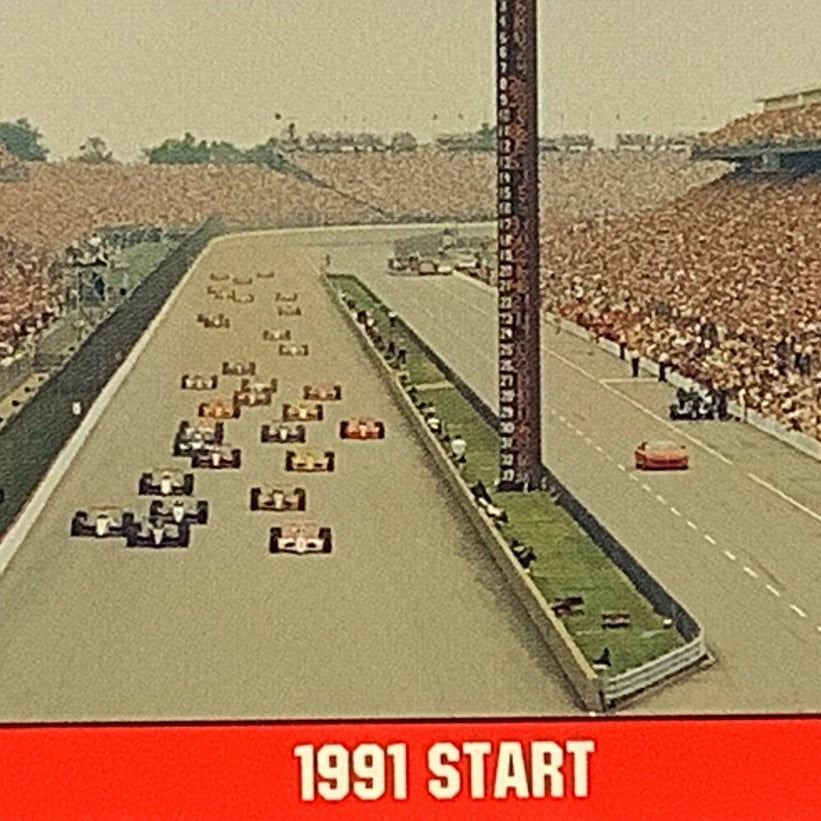 1991 Start Indianapolis 500 Race Action, 1992 Legends of Indy Card 45, NM+