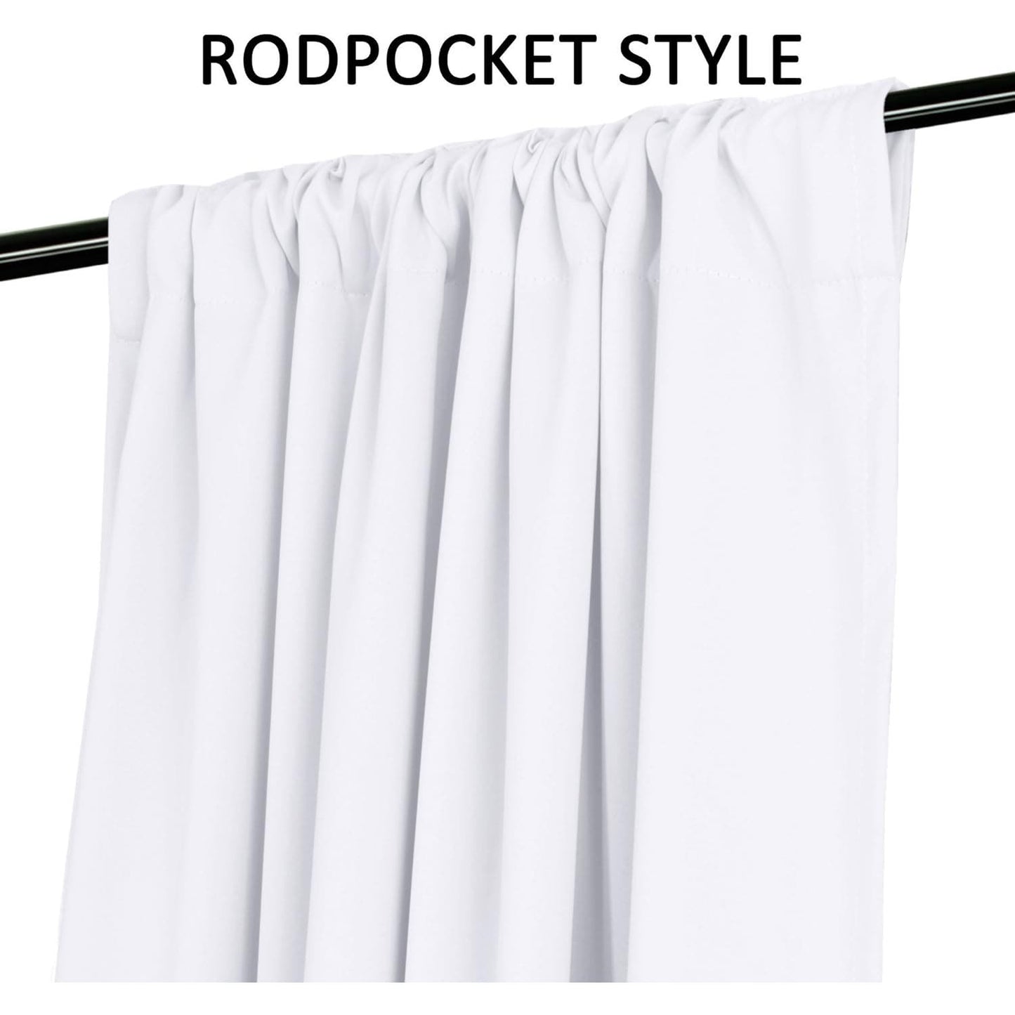 2 Curtain Panels Insulated Thermal Back Tab/ Rod Pocket 52W x 63L 50% Darkening