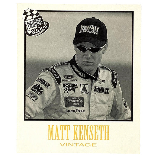 Vintage Matt Kenseth, Dewalt Tools, 2002 Press Pass Collectors Card