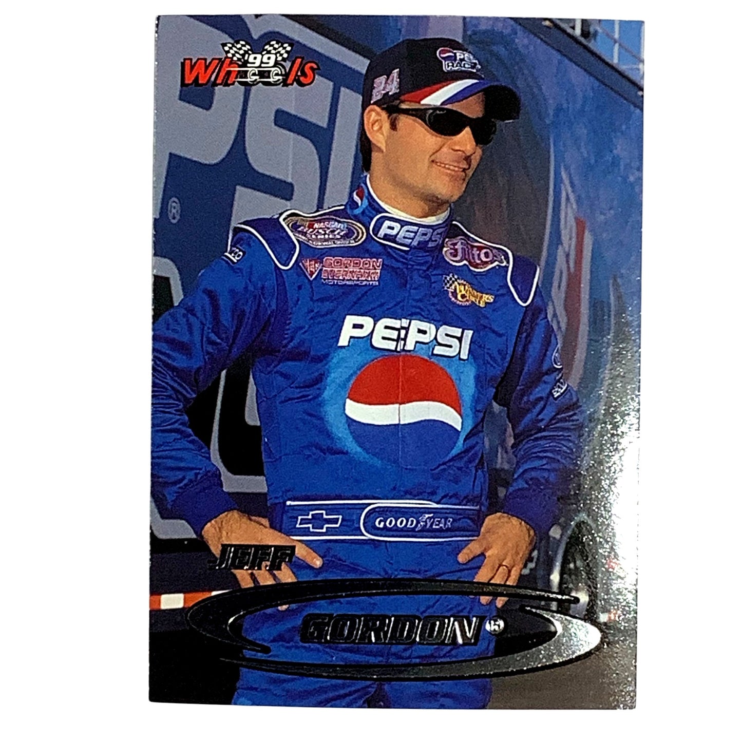 Jeff Gordon, Sponsor: Pepsi, Card 42 1999 Wheels NASCAR Winston Cup, NM+