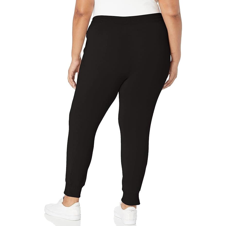 Women's Fleece Jogger Sweatpant, Black, XX-Large