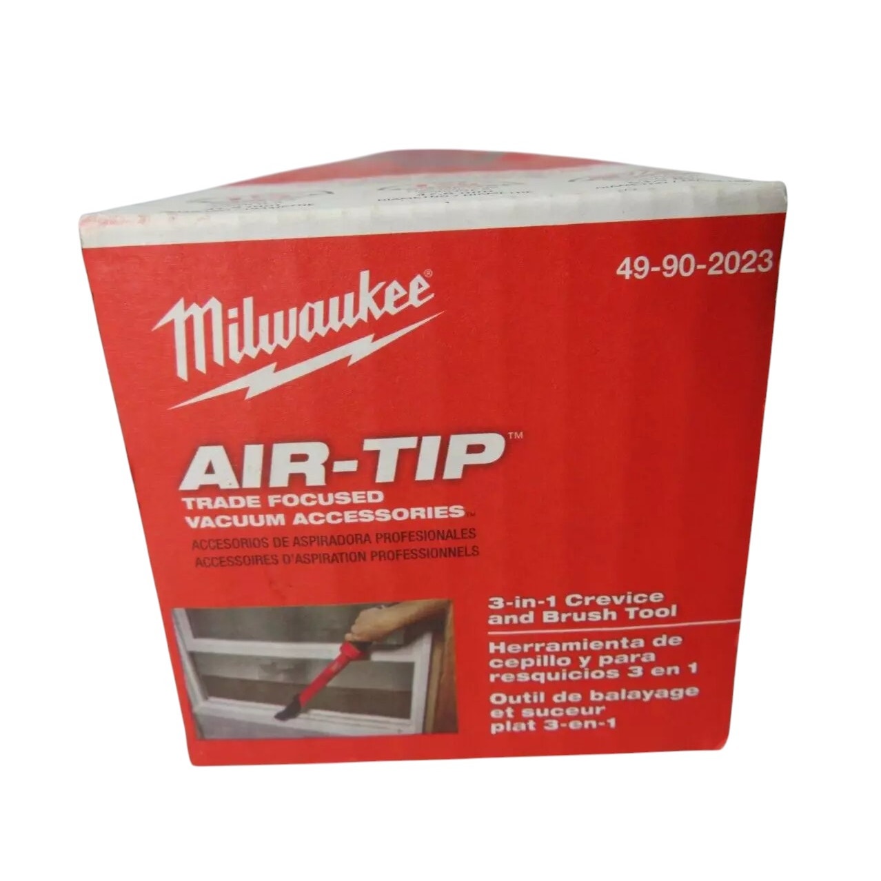 Milwaukee AIR-TIP 3-in-1 Crevice and Brush Tool, Part No. 49-90-2023