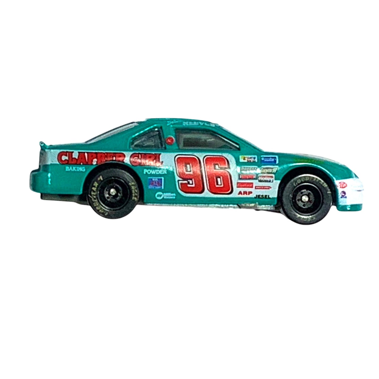 Stevie Reeves #96 Clabber Girl, NASCAR 1:64 Die Cast Car, 1996 Racing Champions