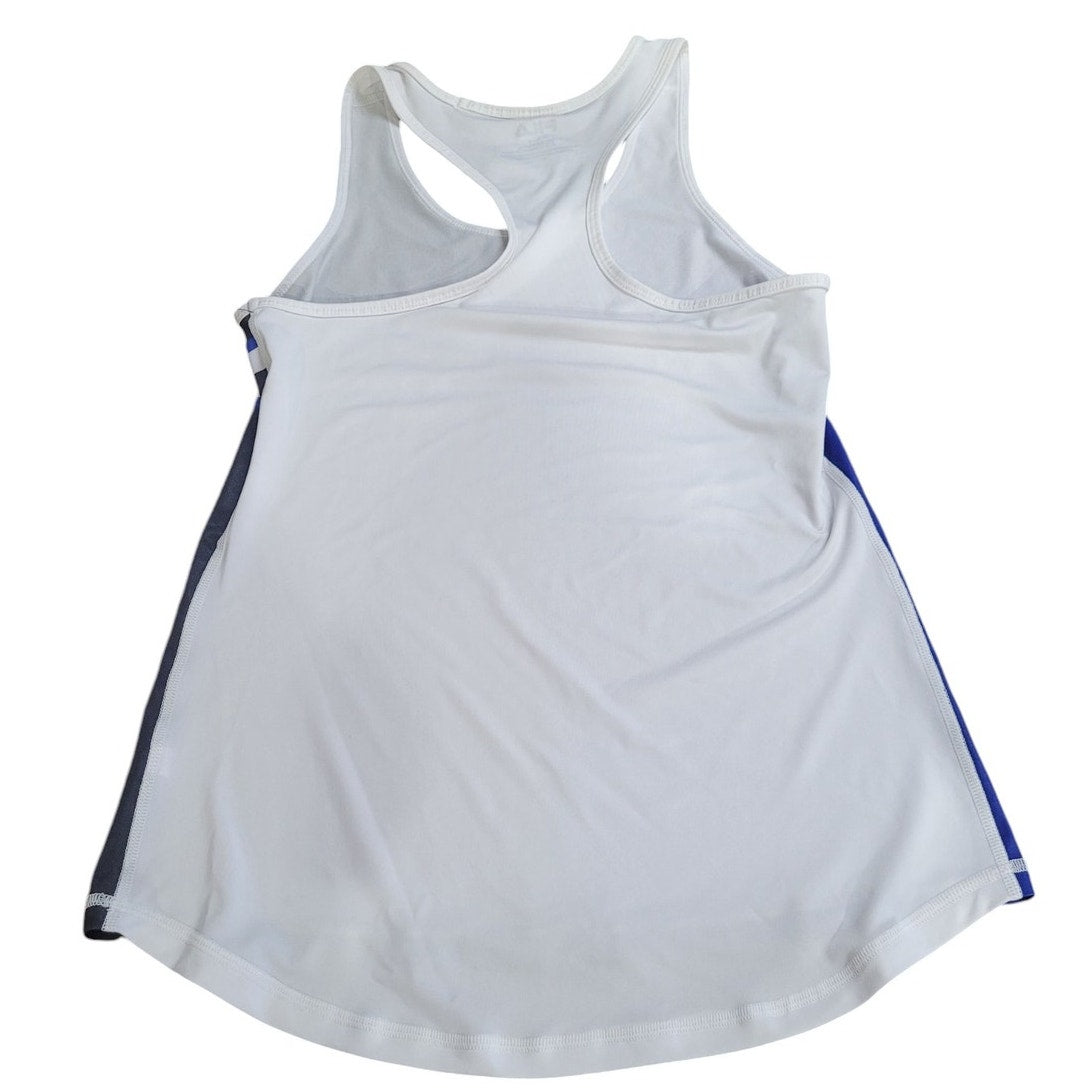 FILA SPORT® Color Block Graphic Racerback Tank, Black Royal Blue White, XS (2)