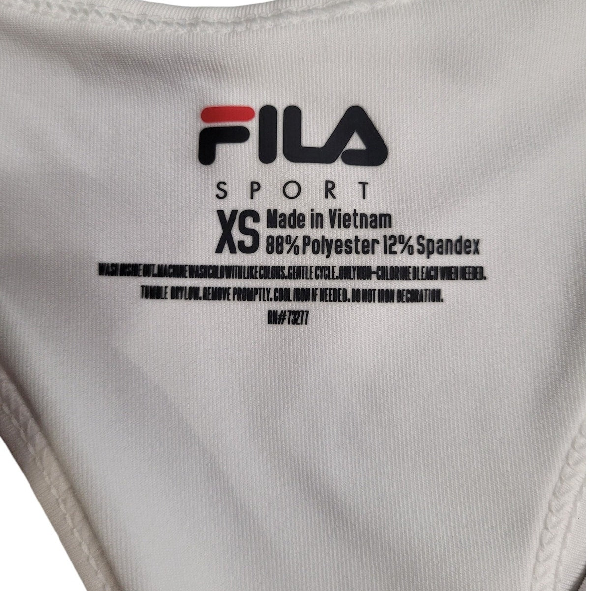 FILA SPORT® Color Block Graphic Racerback Tank, Black Royal Blue White, XS (2)