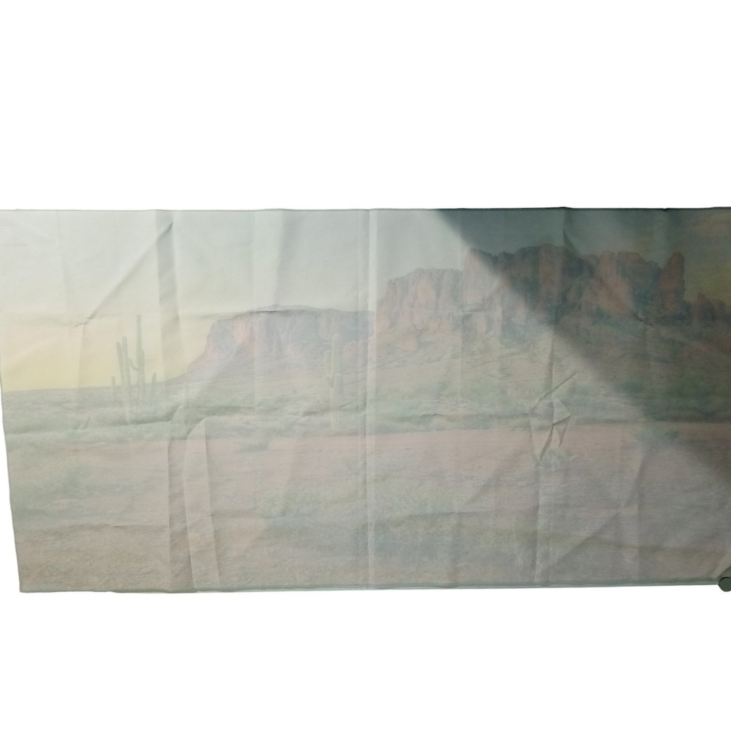 Arizona Tapestry Wall Hanging Landscape Sunset Desert & Mountains View 36" x 18"