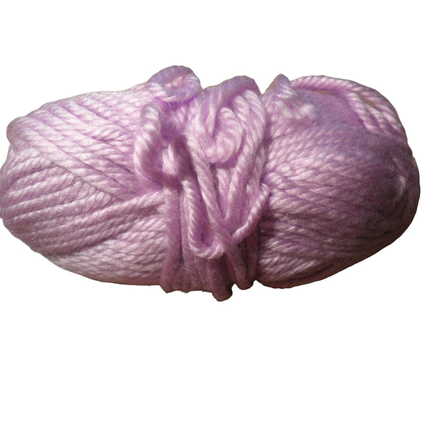 1 Skein Lavender Bulky Acrylic Yarn, Skein Yardage: 42 Yards