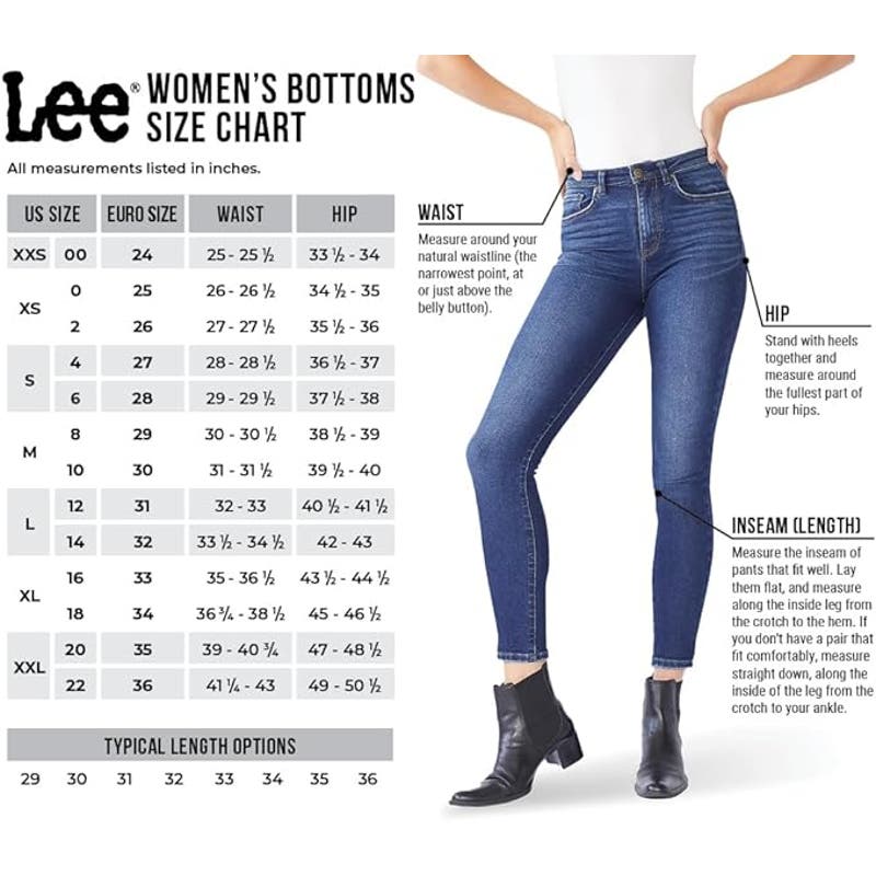 Lee Women's Relaxed Fit All Day Straight Leg Pant Black 10, Cotton/Spandex Fabric