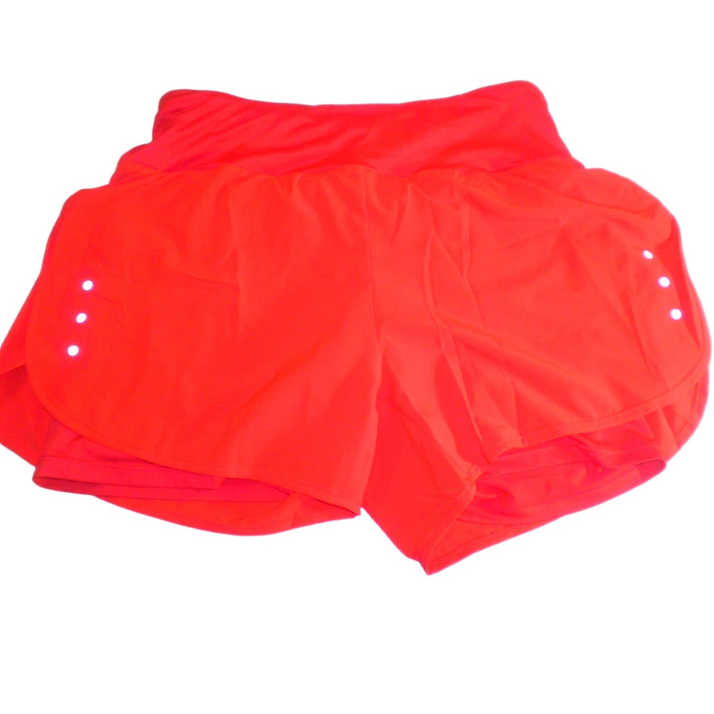 Womens 2 in 1 Running Shorts - Lightweight Athletic Workout w/ Phone Pocket. SM