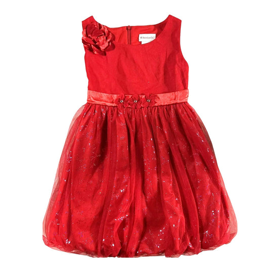 American Girl, Sparkling Twinkle Party Dress, Red, Size 12 , NWT