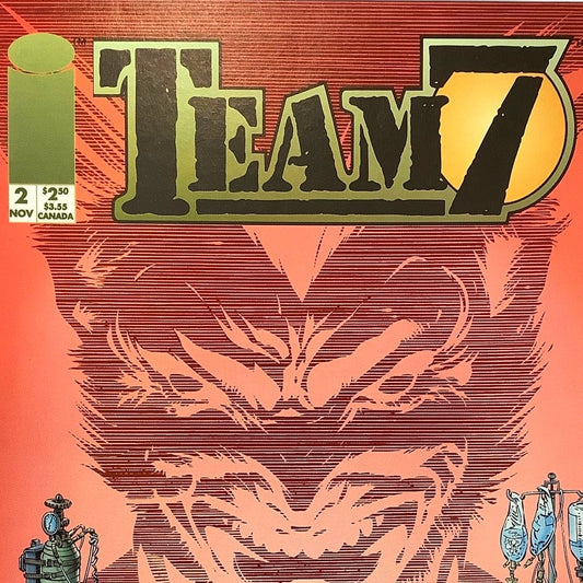 Team7 #2, Nov 1994, NM 9.4, Image Comics