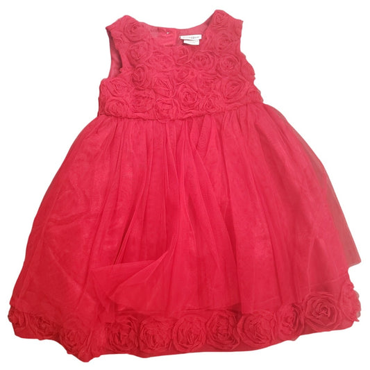 Vintage NWT Kids'R'Us, Roses Party Dress, Red, Size 4T , NWT