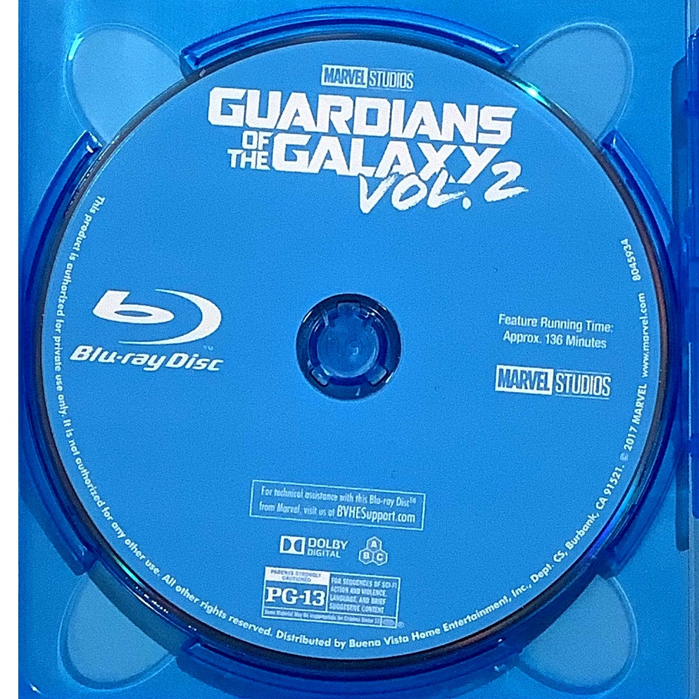 Guardians Of The Galaxy 2, 2017 Blu-Ray + DVD, Action/Adventure PG-13