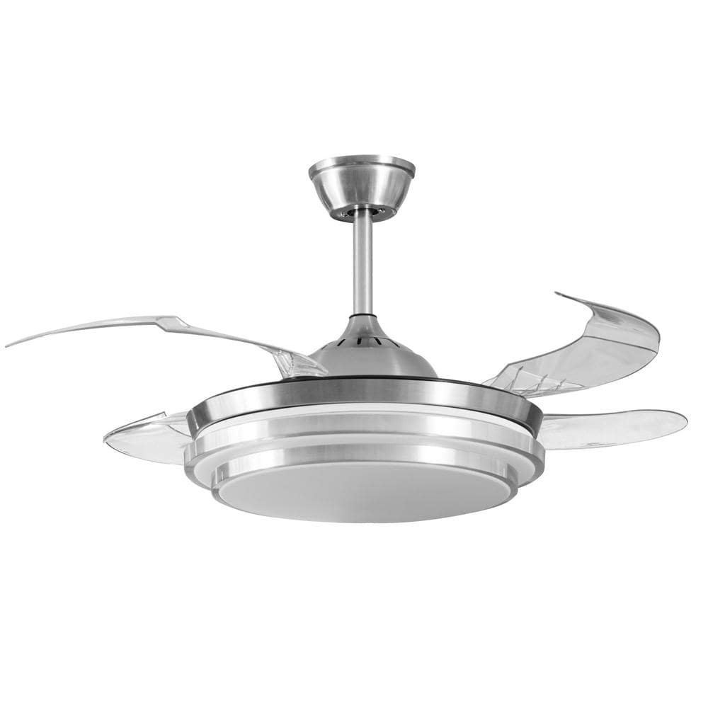 Urbanest 42" Retractable Fan Ceiling Light w/ 3 Color Change Reversible DC Motor