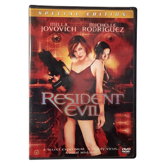 Resident Evil (Special Edition) [DVD 2002] Action, Sci-Fi, Horror, Thriller, EUC