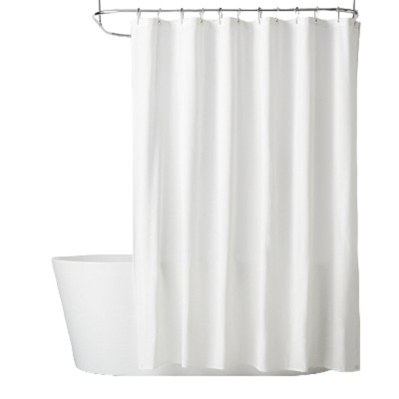 Waterproof Fabric Heavy Weight Shower Liner White 71" x 71" - Made by Design