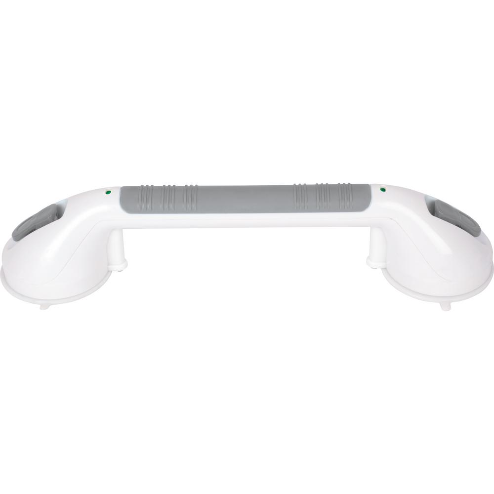 Glacier Bay  White 16 inch Suction Cup Grab Bar, White