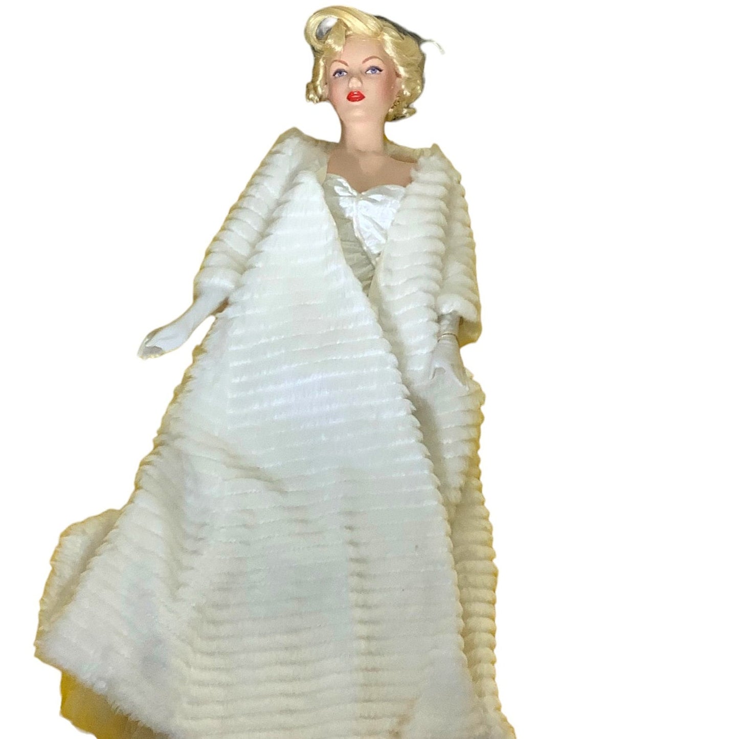 Franklin Heirloom Dolls: Marilyn Monroe All about Eve, Porcelain, No Box / Stand