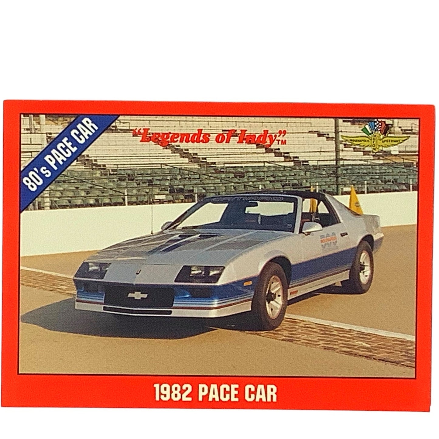 1982 Indy 500 Pace Car -Chevrolet Camaro Z28, 1992 Legends of Indy Card 49, NM+