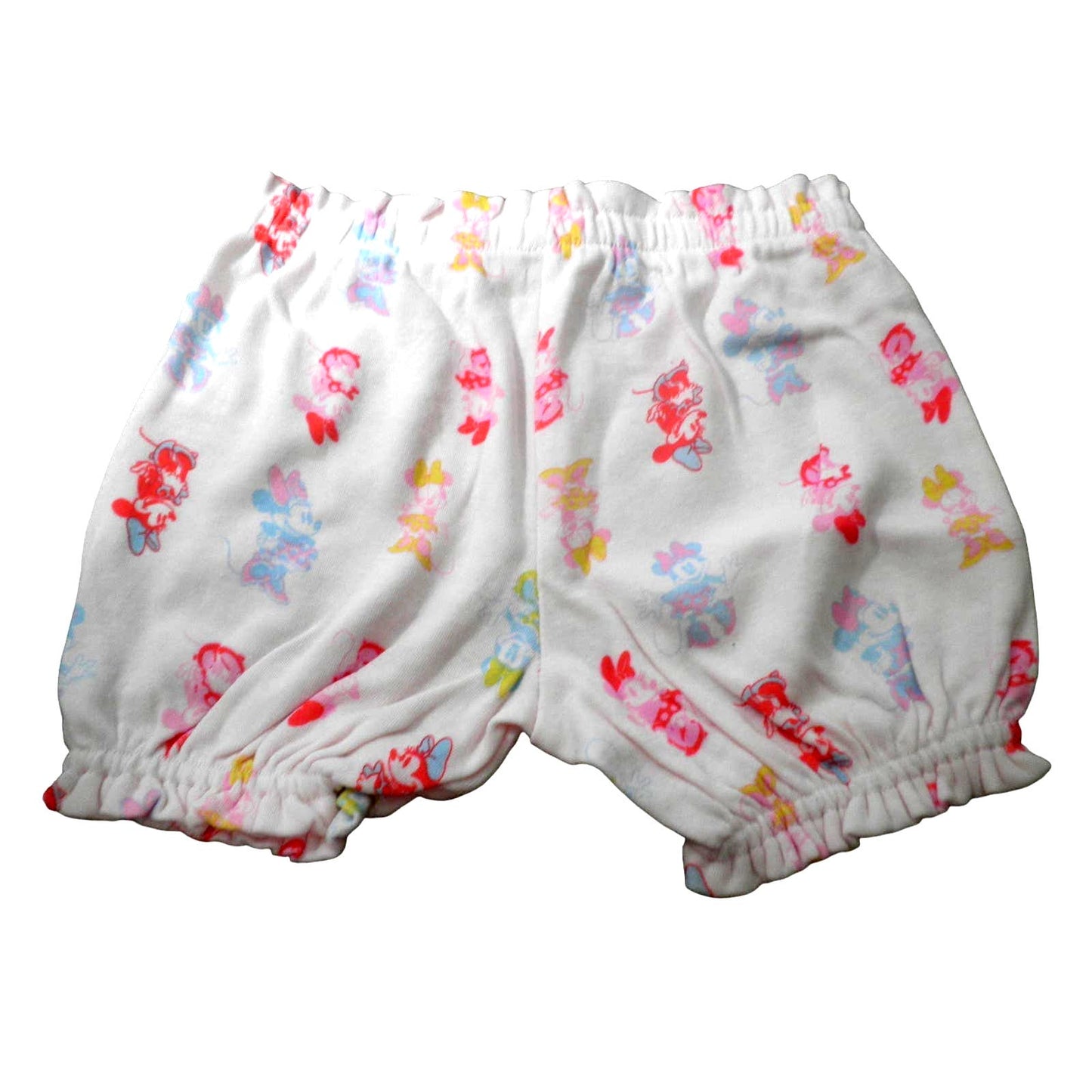 2 Pair, New Amazon Disney Minnie Rainbow Bloomers/Shorts 24 Months