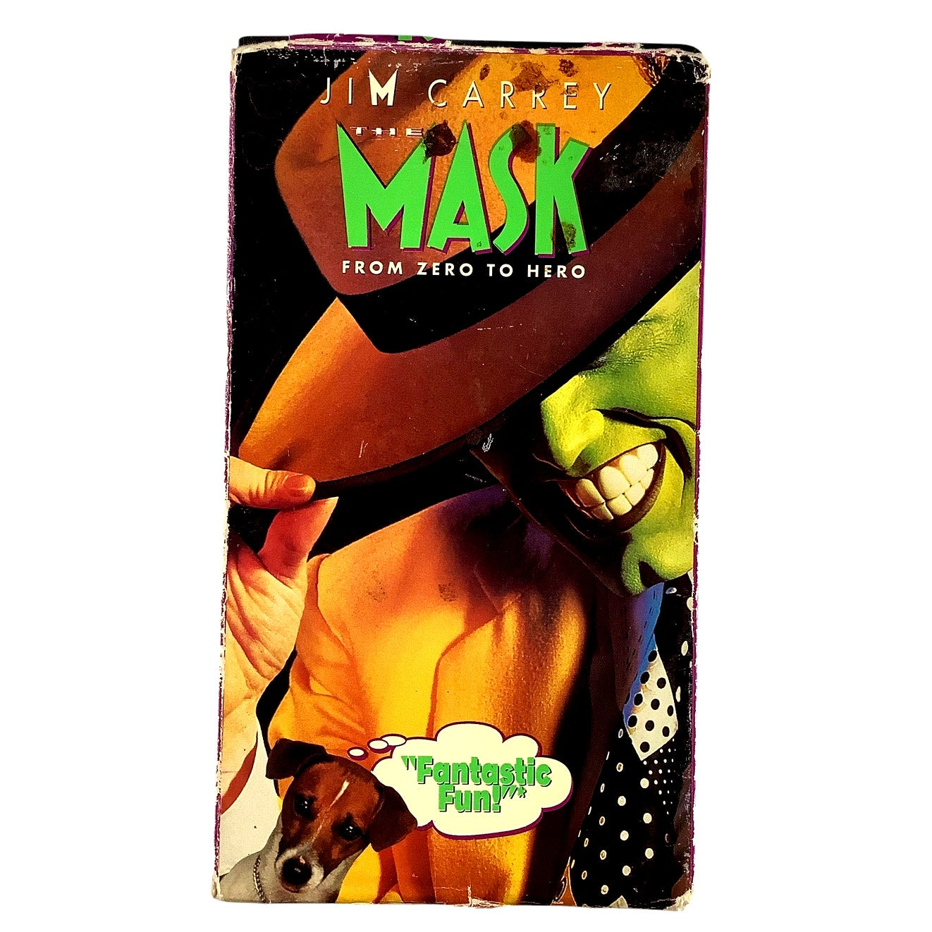 The Mask [1995 VHS] PG-13 101 Minutes - Jim Carrey, Peter Riegert, Peter Green